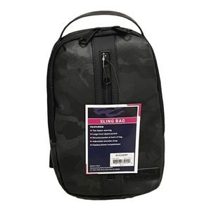 New Duchamp Sling Bag in Color Olive Camo